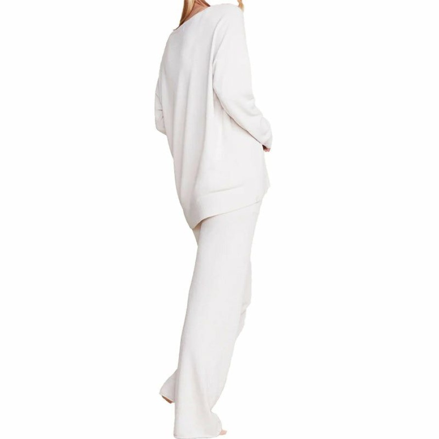 Apparel * | Barefoot Dreams | Cozychic Ultra Lite V Neck Hi-Low Pullover