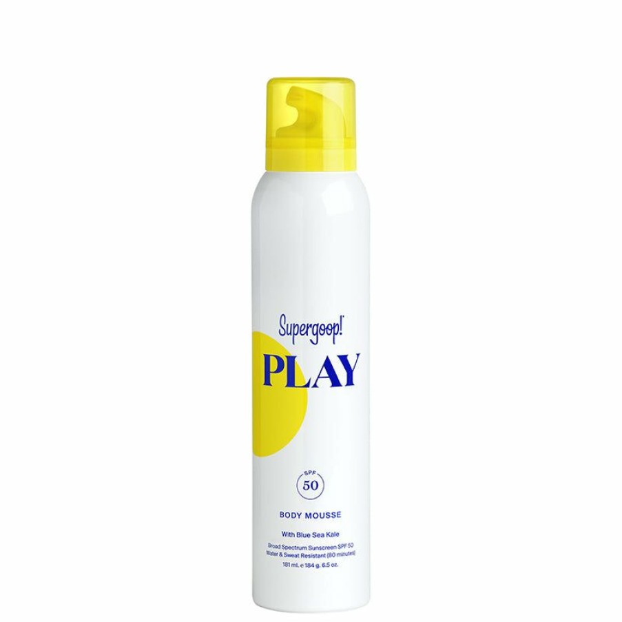 Skincare * | Supergoop! | Play Body Mousse Spf 50 With Blue Sea Kale