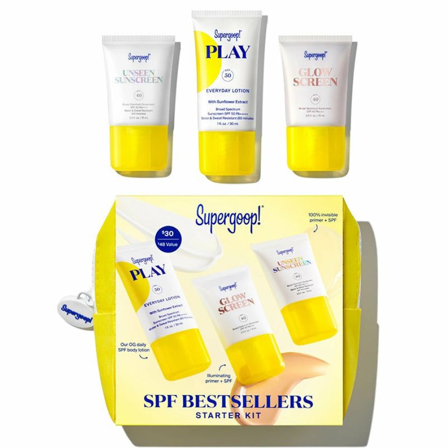 Skincare * | Supergoop! | Spf Bestsellers Starter Kit