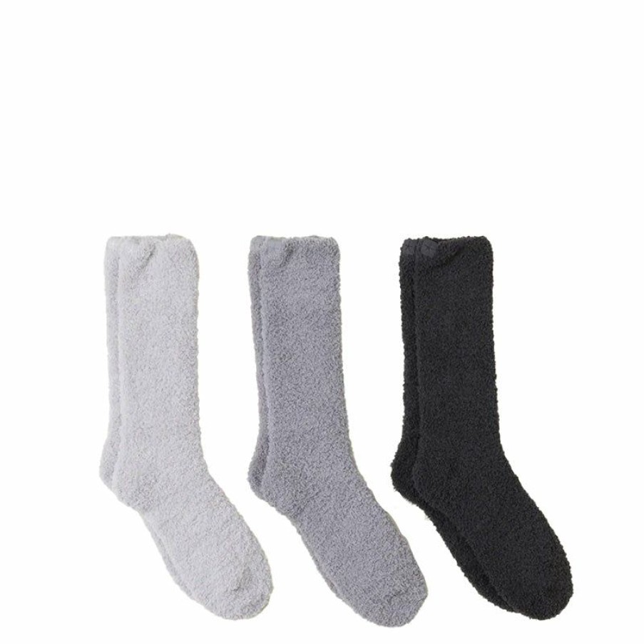 Apparel * | Barefoot Dreams | Cozychic 3 Pair Sock Set