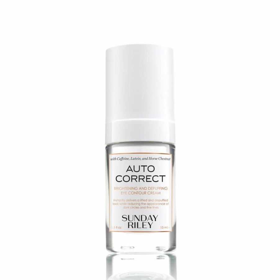 Skincare * | Sunday Riley | Auto Correct Brightening & Depuffing Eye Contour Cream