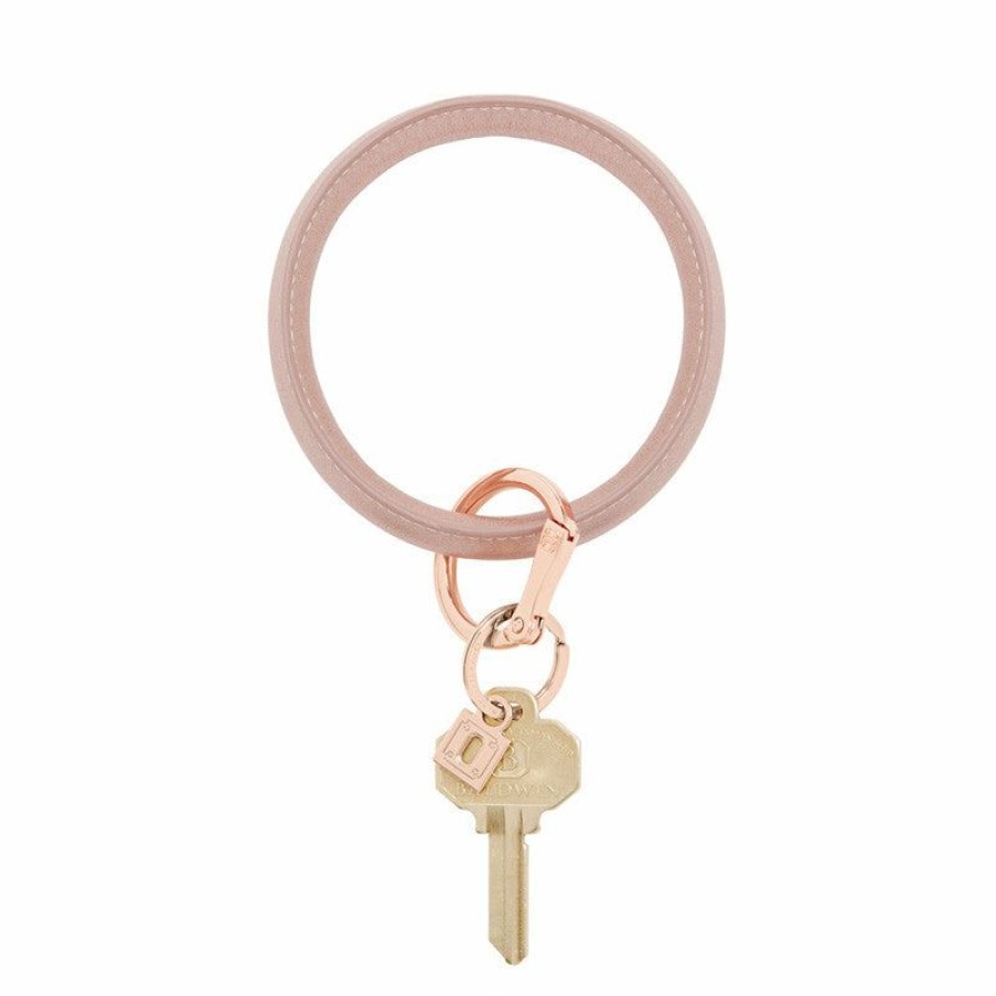 Keyrings * | O-Venture | Big O Key Ring Rose Gold