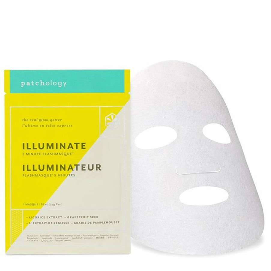 Skincare * | Patchology | Illuminate Flashmasque Facial Sheets