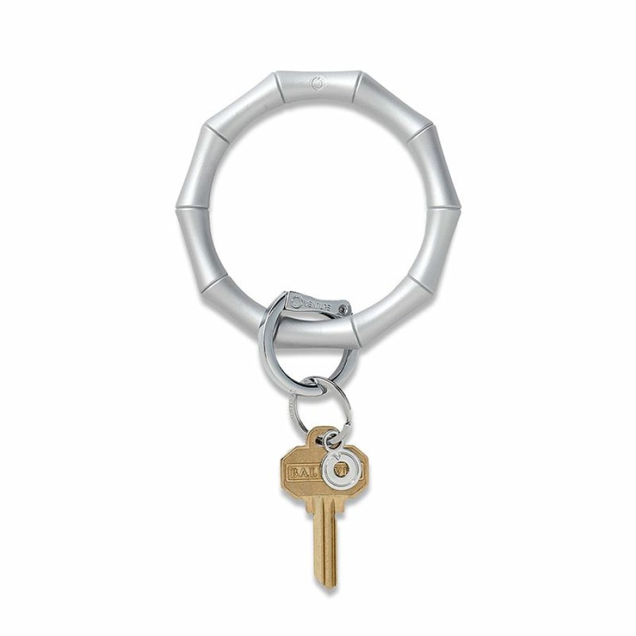 Keyrings * | O-Venture | Big O Key Ring Quicksilver Bamboo