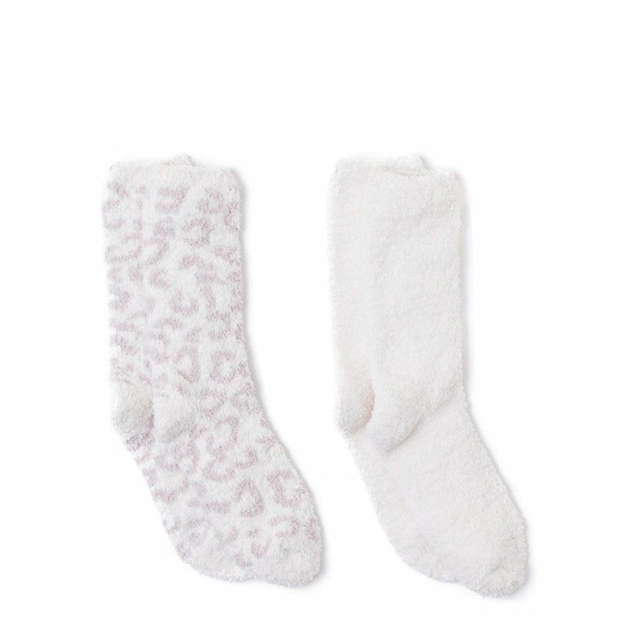 Apparel * | Barefoot Dreams | Cozychic 2 Pair Barefoot In The Wild Sock Set