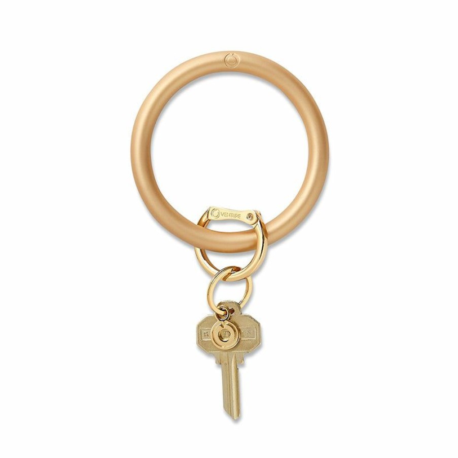 Keyrings * | O-Venture | Big O Key Ring Gold Rush Solid