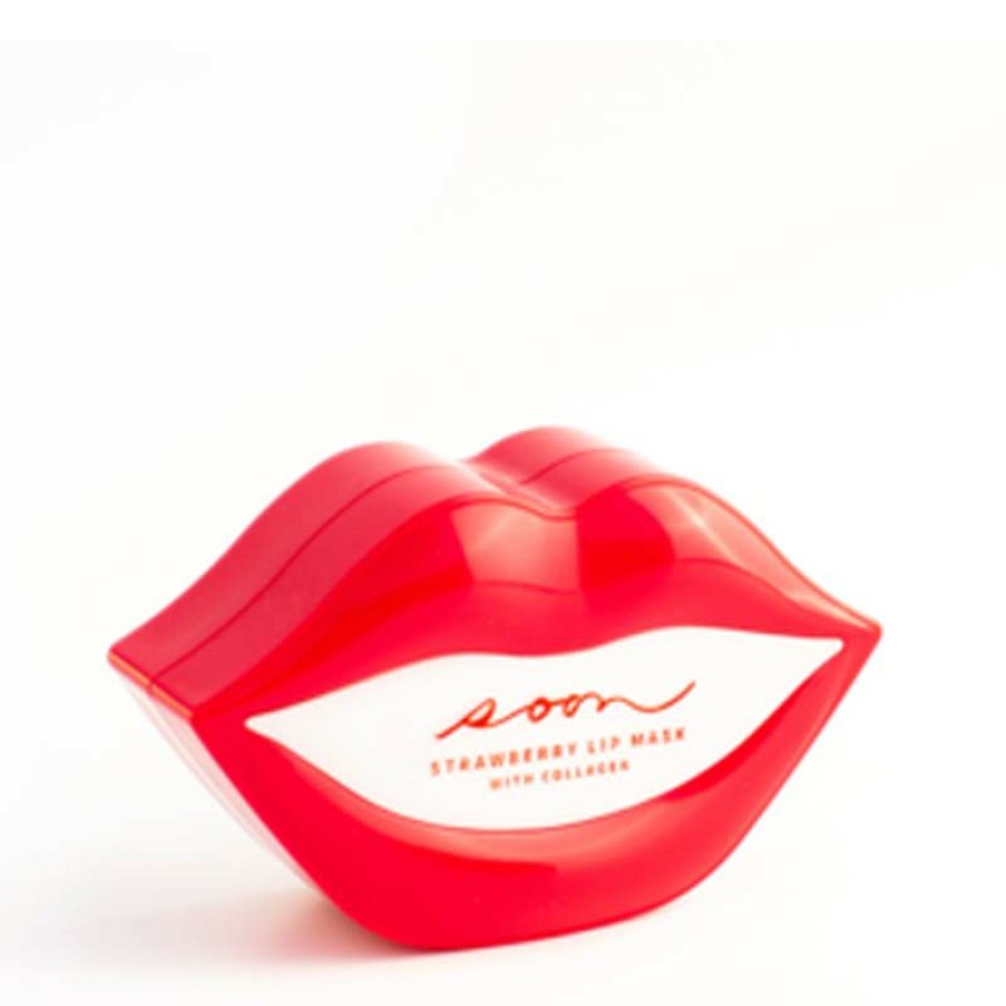 Skincare * | Soon | Strawberry Lip Mask With Collagen