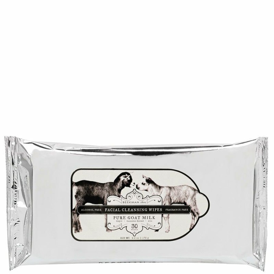 Skincare * | Beekman 1802 | Pure Goat Milk Facial Cleansing Wipes