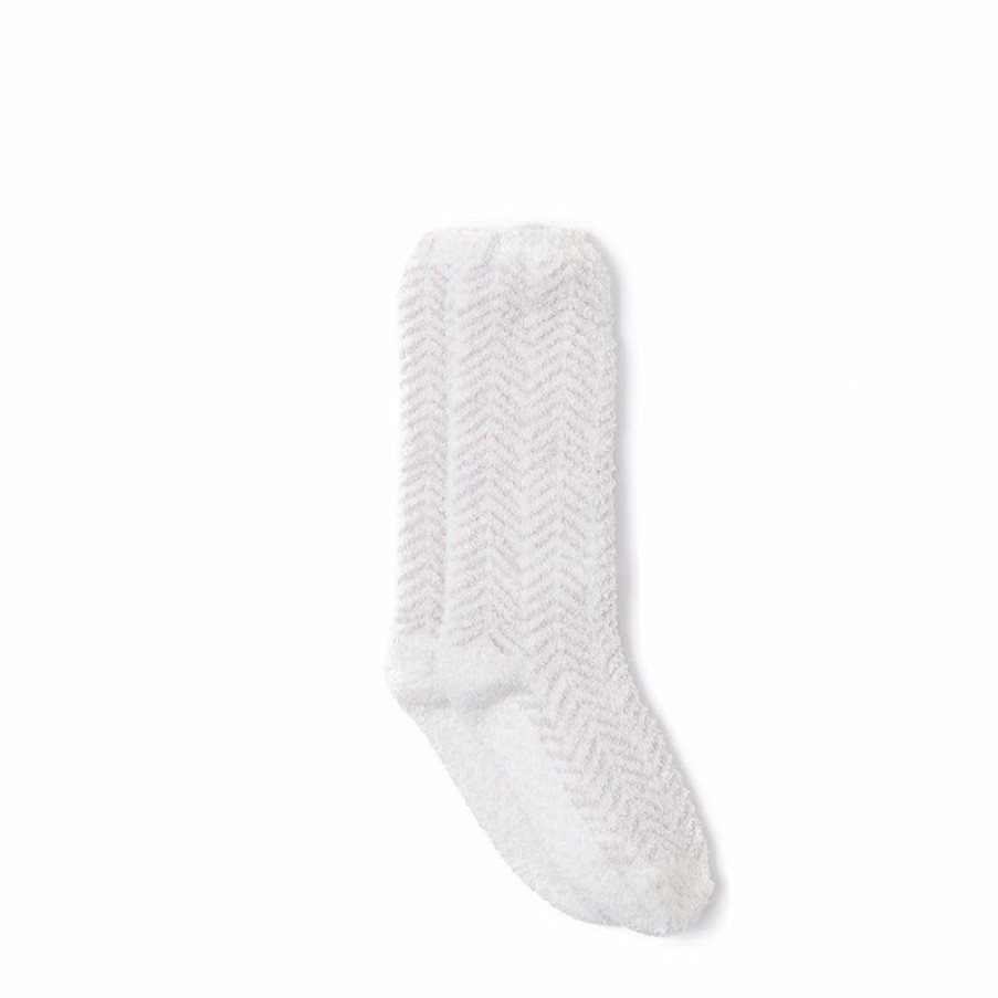 Apparel * | Barefoot Dreams | Cozychic Herringbone Socks