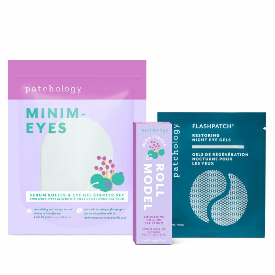 Skincare * | Patchology | Minim-Eyes Serum Roller & Eye Gel Set