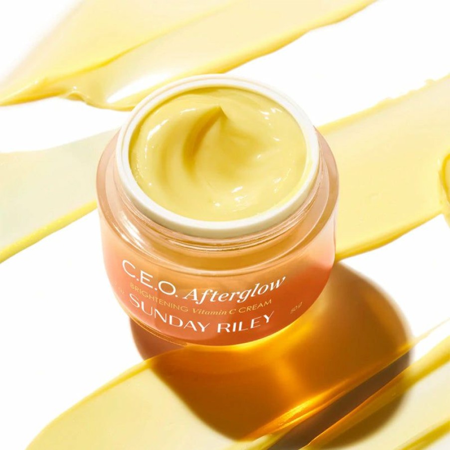 Skincare * | Sunday Riley | C.E.O Afterglow Brightening Vitamin C Gel Cream